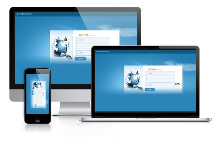 客流量统计分析系统平台可使用不同设备登陆(电脑、手机、iPad)，即PC端、移动端均可