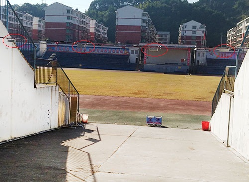 并联客流计数器设备安装效果图 并联客流计数器设备安装效果图