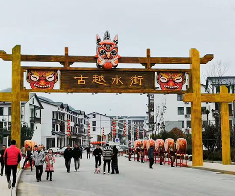 俊竹客流统计案例：古越水街景区应用双目客流统计案例